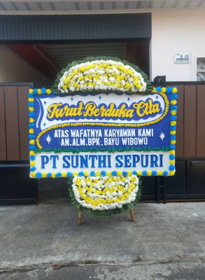 Papan Bunga Duka di Lubuk Begalung Nan Xx